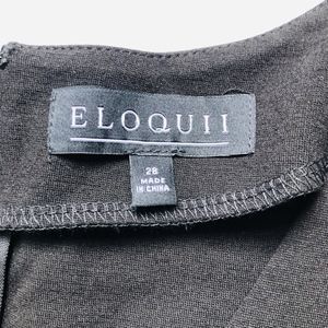 Eloquii Tops - Peplum Top Eloquii Black with Gold Buttons Size 2X Eloquii Tops - Peplum Top Eloquii Black with Gold Buttons Size 2X